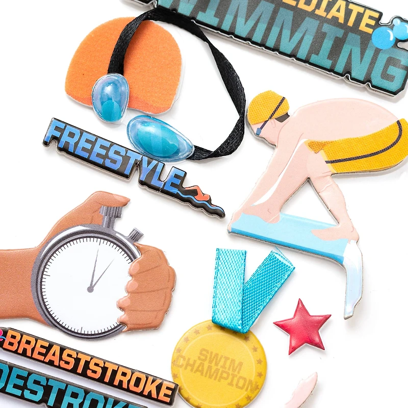 Intermediate Swimming Dimensional Stickers by Recollections™