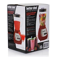 Better Chef Red 42oz. 10-Speed 350-Watt Glass Jar Blender
