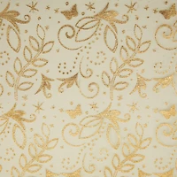 Wyla Yellow Butterfly Mesh Polyester Fabric