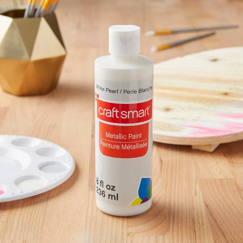 12 Pack: Metallic Paint by Craft Smart®, 8oz.