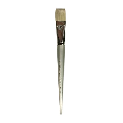 Robert Simmons Titanium Synthetic Long Handle Broad Brush, Size 18