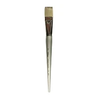 Robert Simmons Titanium Synthetic Long Handle Broad Brush, Size 18