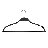Honey Can Do Black Natural Wheat Husk Slim Hangers, 25ct.