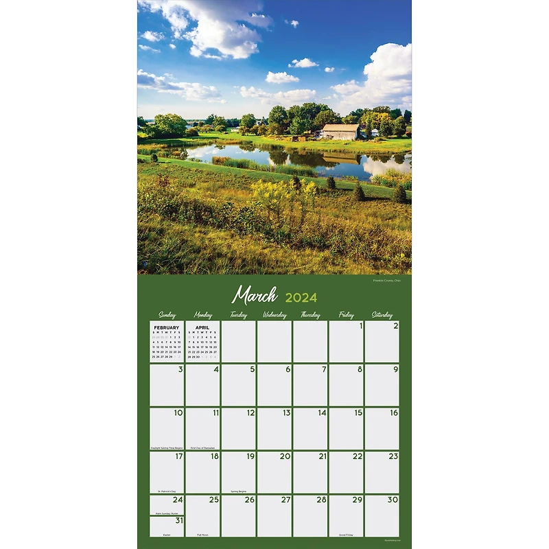 TF Publishing 2024 Midwest Is Best Wall Calendar