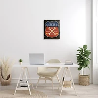 Stupell Industries Full Service Garage Sign Rustic Americana Highway Symbol Canvas Wall Art