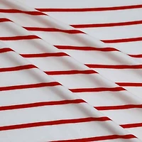Fabric Merchants & White Stripes Double Brushed 4-Way Stretch Fabric