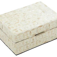 Beige Mother of Pearl Coastal Box Set