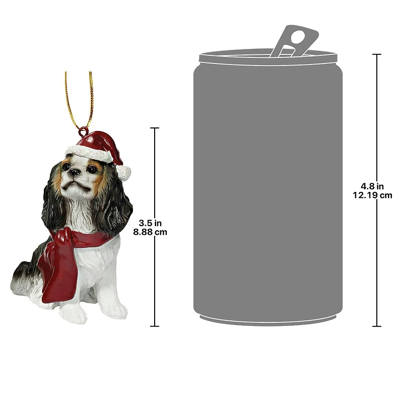 Design Toscano 3.5" Cavalier King Charles Spaniel Ornament Sculpture