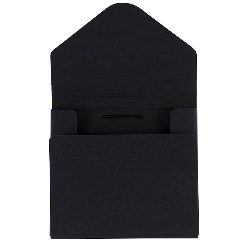 JAM Paper Black Kraft CD Size Portfolio