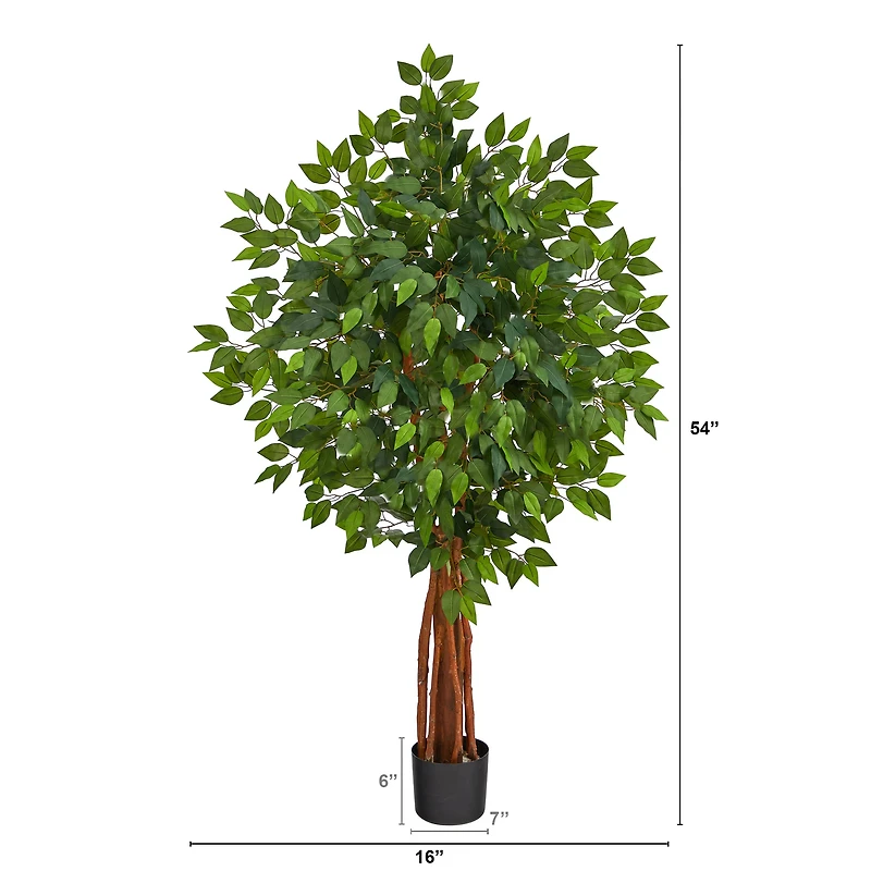 4.5ft. Potted Super Deluxe Ficus Tree