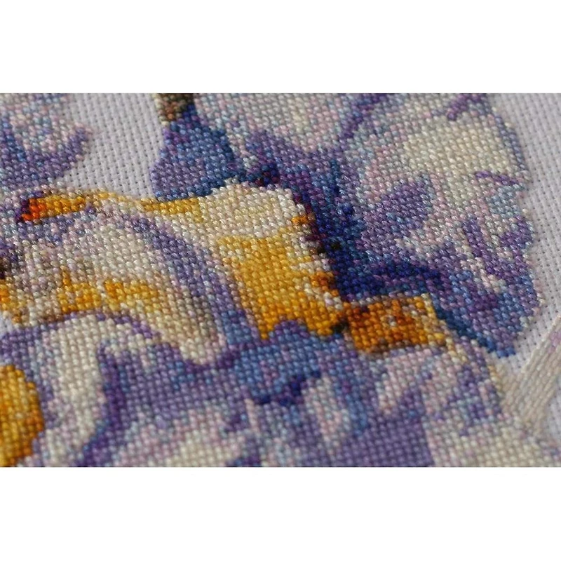 Abris Art Irises Cross Stitch Kit
