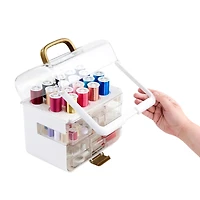 SINGER® Sew-It-Goes 255 Piece Sewing Kit & Craft Organizer Sewing Storage Case with Metallic Embroidery Thread