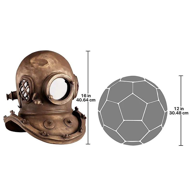 Design Toscano 16" Replica Deep Sea Diver's Helmet