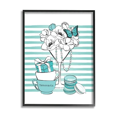 Stupell Industries Glass of Glam Fashion Framed Wall Art