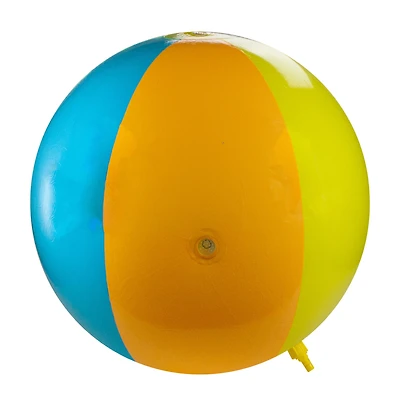 Swim Central 2.9ft. Inflatable Vibrantly Colored 6-Panel Splash & Spray Ball