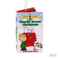 Hallmark Peanuts® 3" A Charlie Brown Christmas Retro Video Cassette Case Ornament