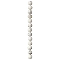 12 Pack: White Howlite Round Beads, 12mm by Bead Landing™