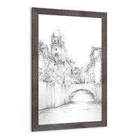 European City Canals Framed Print Wall Hanging