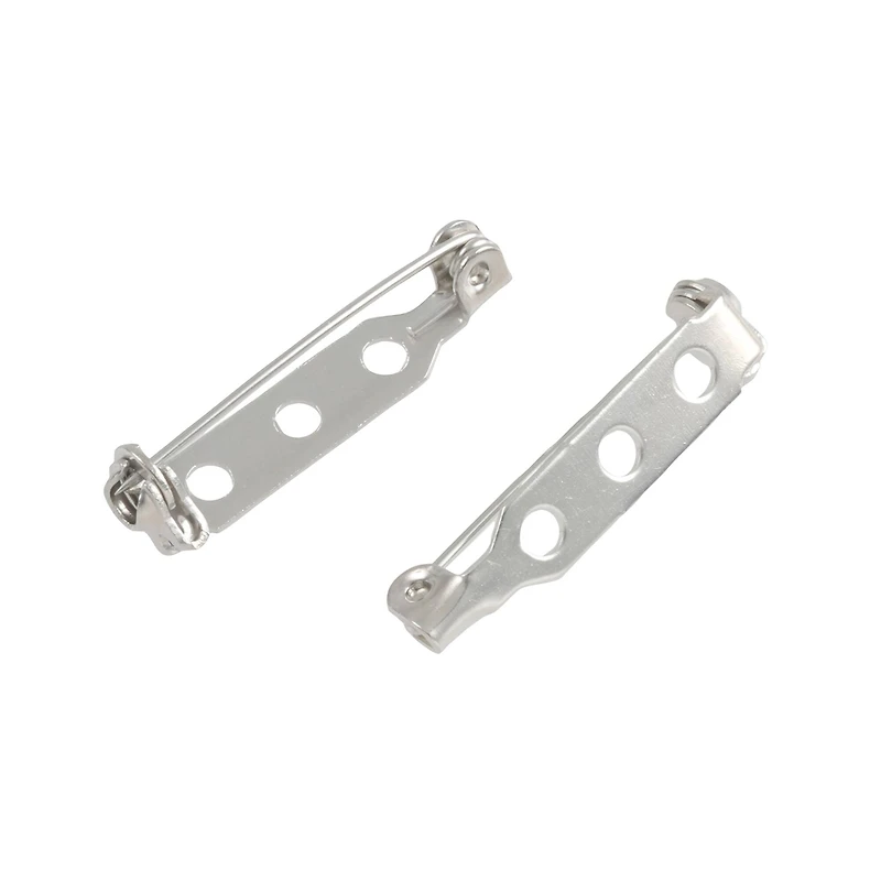 12 Packs: 60 ct. (720 total) 1" Rhodium Bar Pin by Bead Landing™