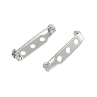 12 Packs: 60 ct. (720 total) 1" Rhodium Bar Pin by Bead Landing™