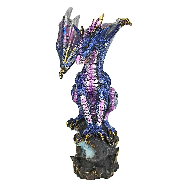 Design Toscano 6.5" Geode Guardian Gothic Dragon Statue
