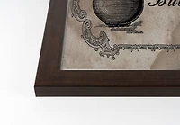 Double Double Trouble 2 20" x 30" Walnut Framed Print Under Plexiglass