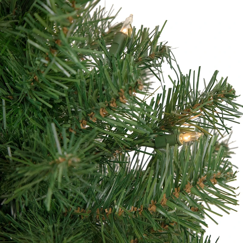 3ft. Pre-Lit Oakridge Noble Fir Artificial Christmas Tree, Clear Lights