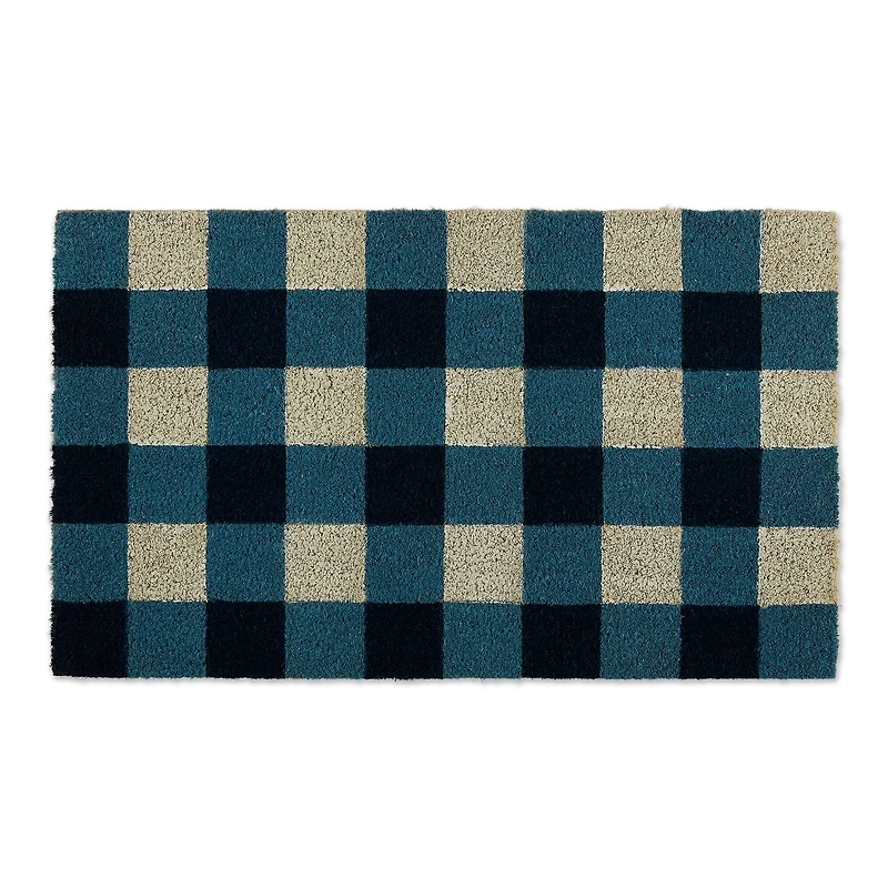 DII® Navy & White Buffalo Check Doormat