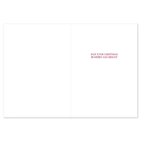 JAM Paper Santa's Elegant Sleigh Christmas Cards & Envelopes, 18ct.