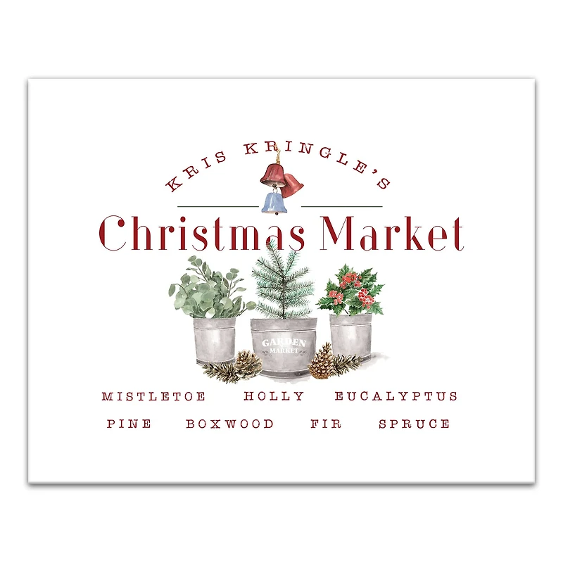 Kringle Christmas Market Canvas Wall Art