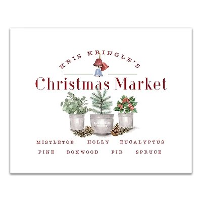 Kringle Christmas Market Canvas Wall Art