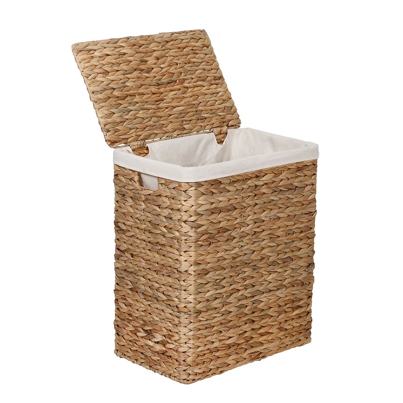 7-Piece Water Hyacinth Woven Bathroom Storage Basket Set