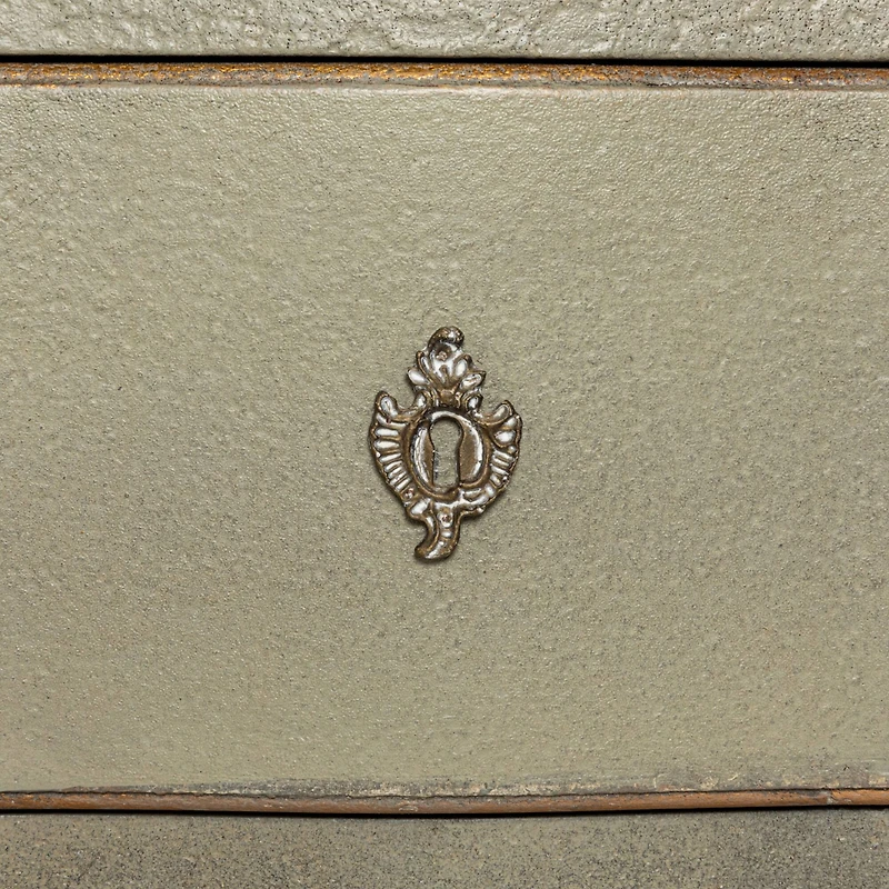 Hello Honey® Distressed Gray Wood Dresser Cabinet