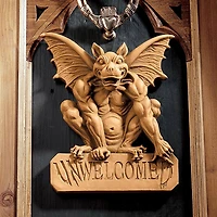 Design Toscano UNWelcomeD Gargoyle Plaque