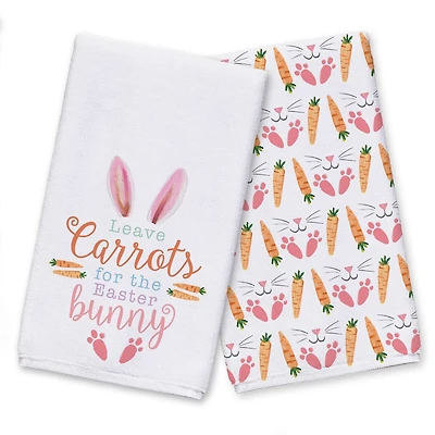 Leave Carrots 16" x 25" Tea Towel - Set of 2