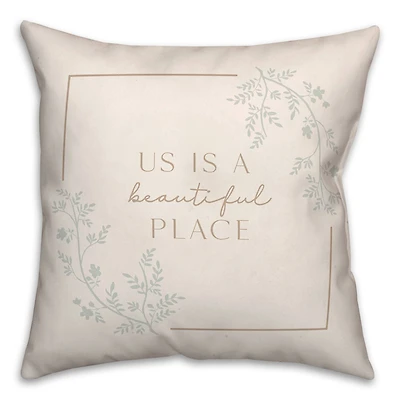 Beautiful Place 18" x 18" Indoor/Outdoor Pillow