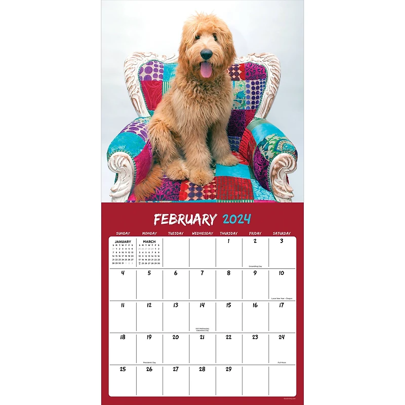 TF Publishing 2024 Mutts Wall Calendar