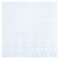 Silver Geometric Cardstock Paper by Recollections™, 12" x 12"