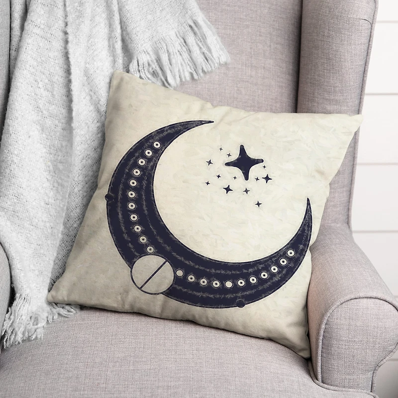 Half Moon Pattern 2 18" x 18" Throw Pillow