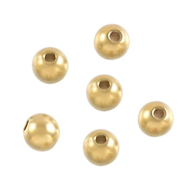 Metallic CCB Round Craft Beads by Bead Landing