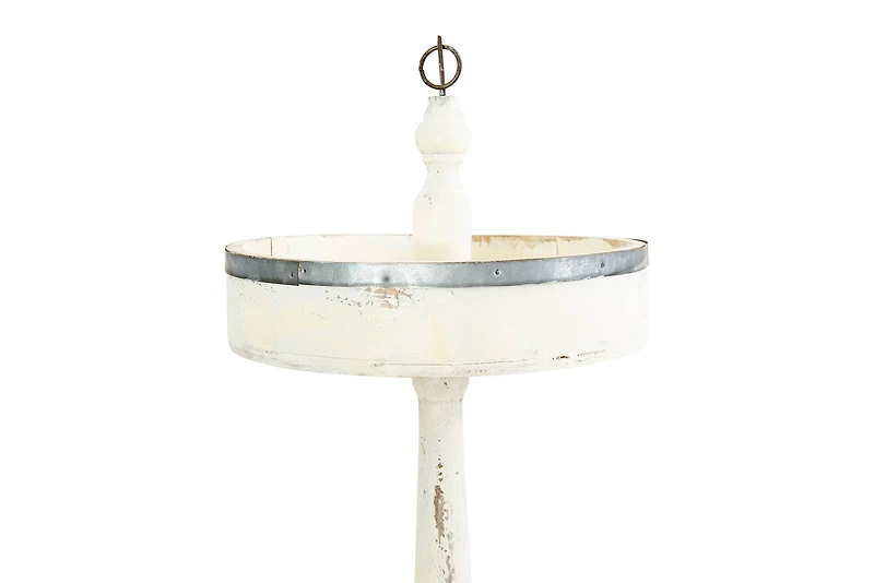 Hello Honey® 26.5" Decorative Wood & Tin 3 Tier Tray