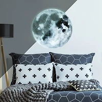 RoomMates Moon Glow In The Dark Peel & Stick Giant Decals