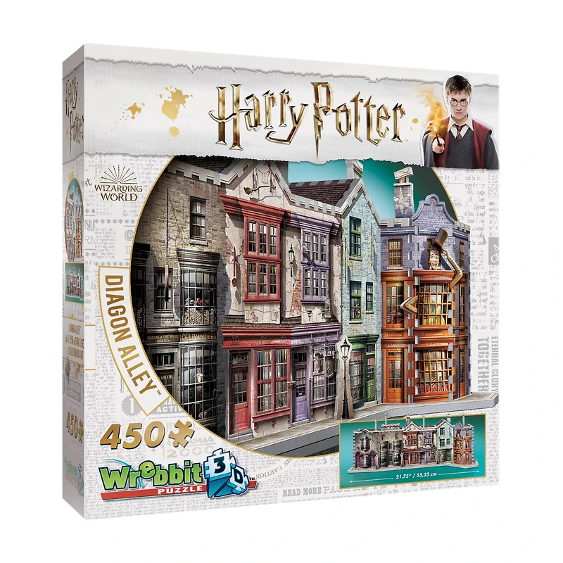 Harry Potter™ Diagon Alley™ 450 Piece 3D Puzzle