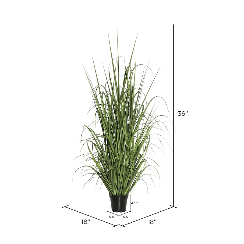 Artificial Green Potted Ryegrass