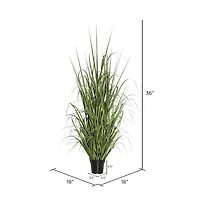 Artificial Green Potted Ryegrass