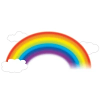 RoomMates Over The Rainbow Peel & Stick Giant Wall Decal