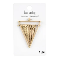 Gold Triangle Fringe Pendant by Bead Landing™