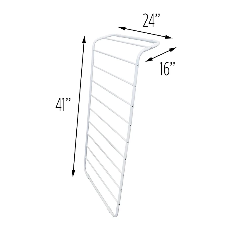 Honey Can Do White Leaning Clothes Drying Rack