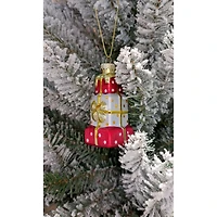 Wizardi 11.81" Christmas Wrapped Gifts Glass Ornament