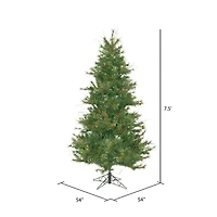 7.5ft. Unlit Mixed Country Pine Slim Artificial Christmas Tree